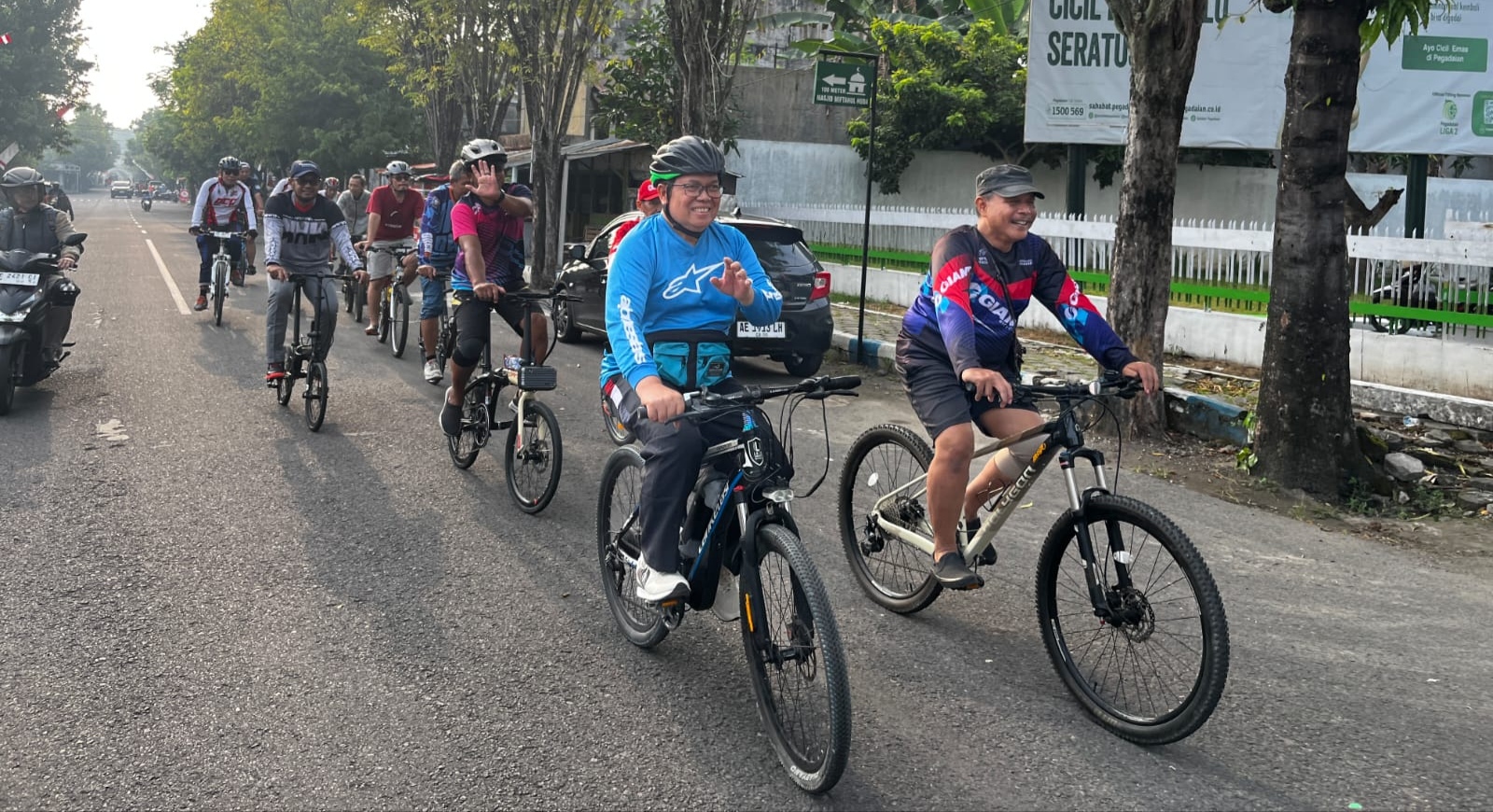 DINAS KESEHATAN NGAWI GELAR SEPEDA SEHAT, DORONG HIDUP BUGAR