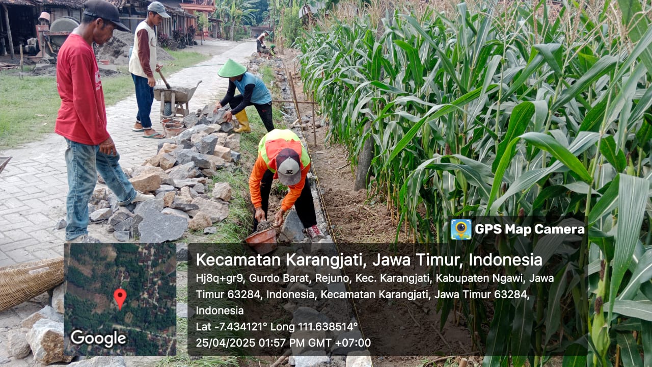 Proyek TPTJ alan RT 05 RW 02 Kalisoko Desa Rejono kecamatan Karangjati (foto: dok)
