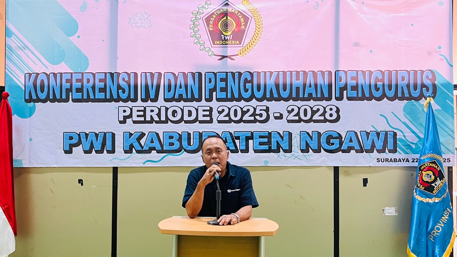 PWI NGAWI KECAM AKSI AROGANSI TERHADAP WARTAWAN SAAT MELIPUT