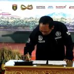 Sosilo TAMP Kabupaten Ngawi Saat mendatangi penerimaan penghargaan (foto:dok)