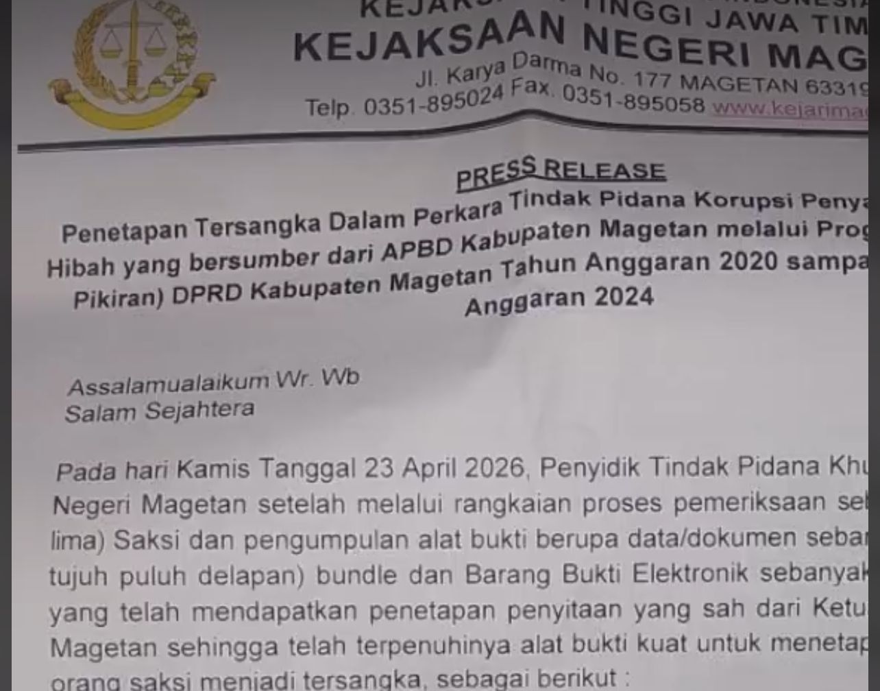 Press release Kejaksaan Negeri (foto:dok)