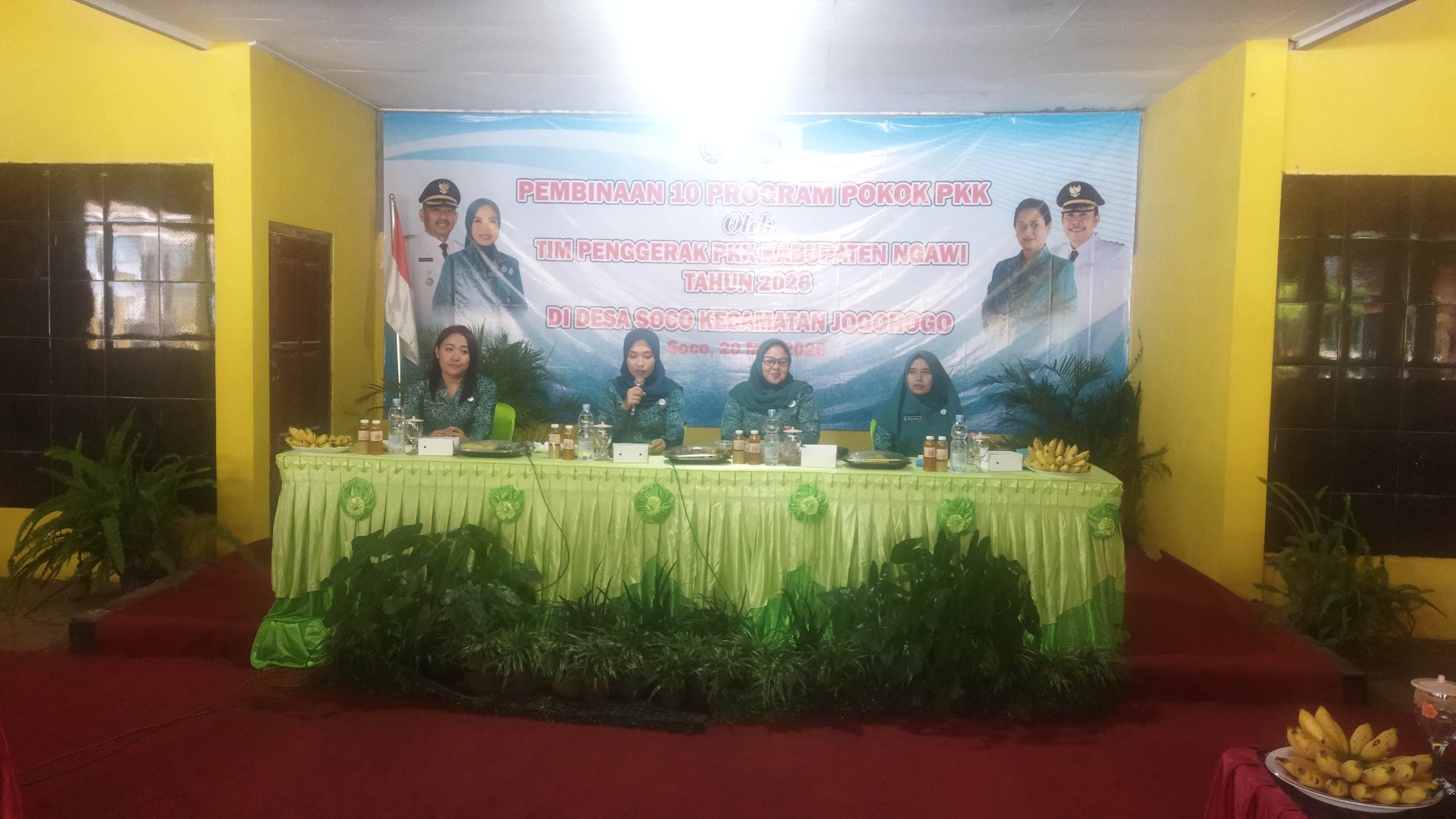PEMBINAAN 10 PROGRAM POKOK PKK DI DESA SOCO, TINGKATKAN PERAN KELUARGA DALAM PEMBANGUNAN