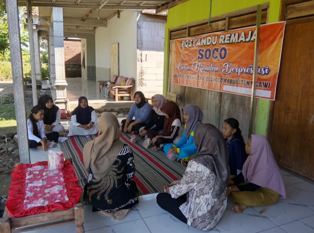 POSYANDU REMAJA DESA SOCO PERKUAT PERAN GENERASI MUDA DALAM MENJAGA KESEHATAN
