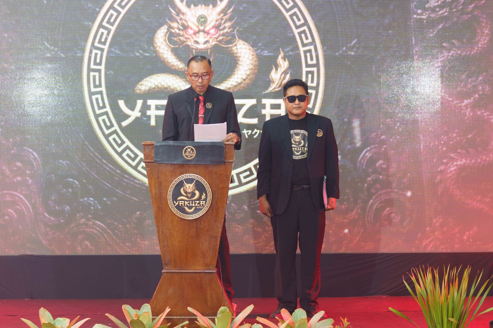 Husnu Heri Purwanto Ketua Panitia Deklarasi sakuza kabupaten Ngawi Saat Sambutan (foto: dok)