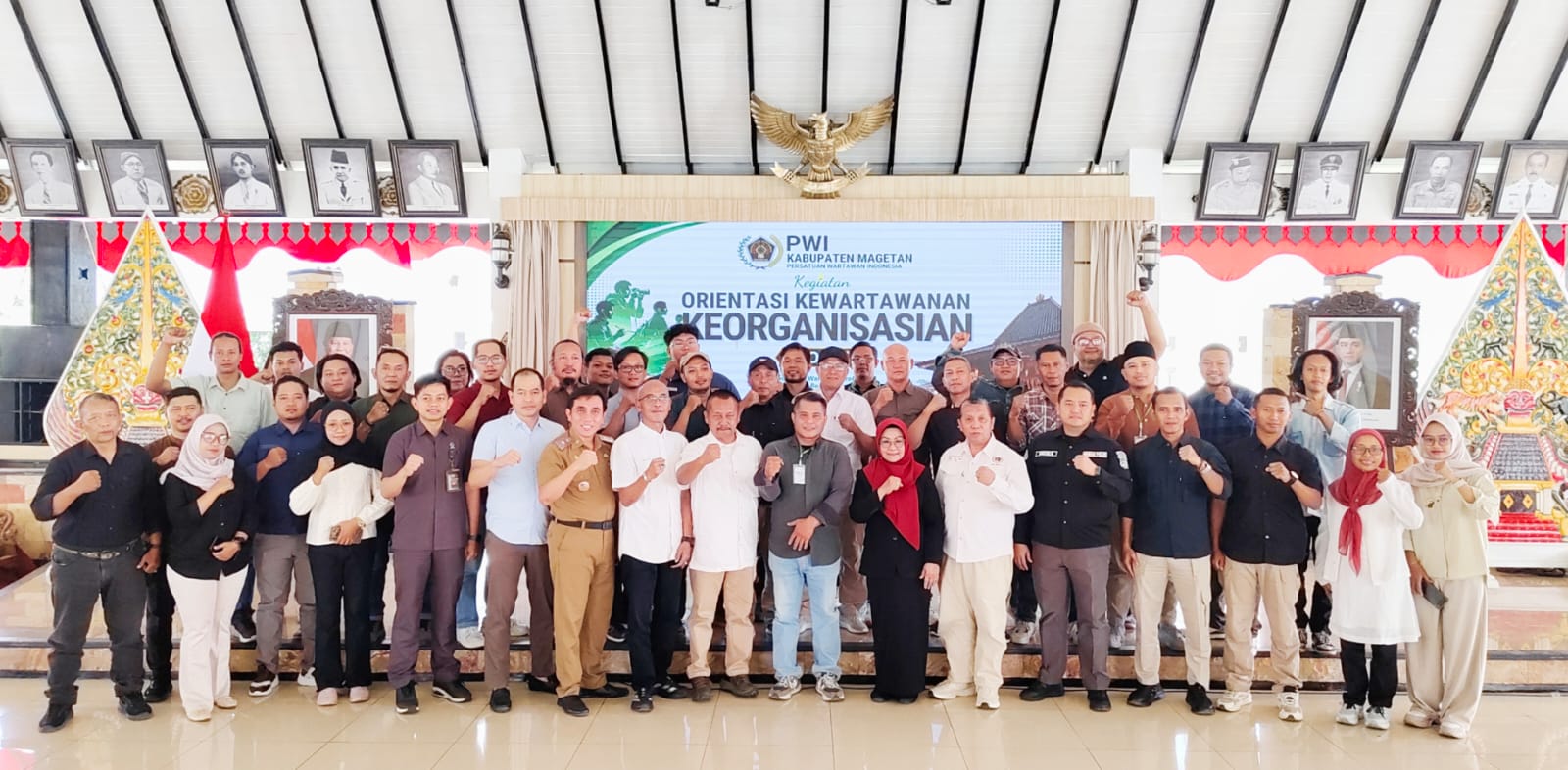 OKK PWI JATIM ANGKATAN XXVII DI MAGETAN BAHAS SEJARAH PWI HINGGA KODE ETIK WARTAWAN