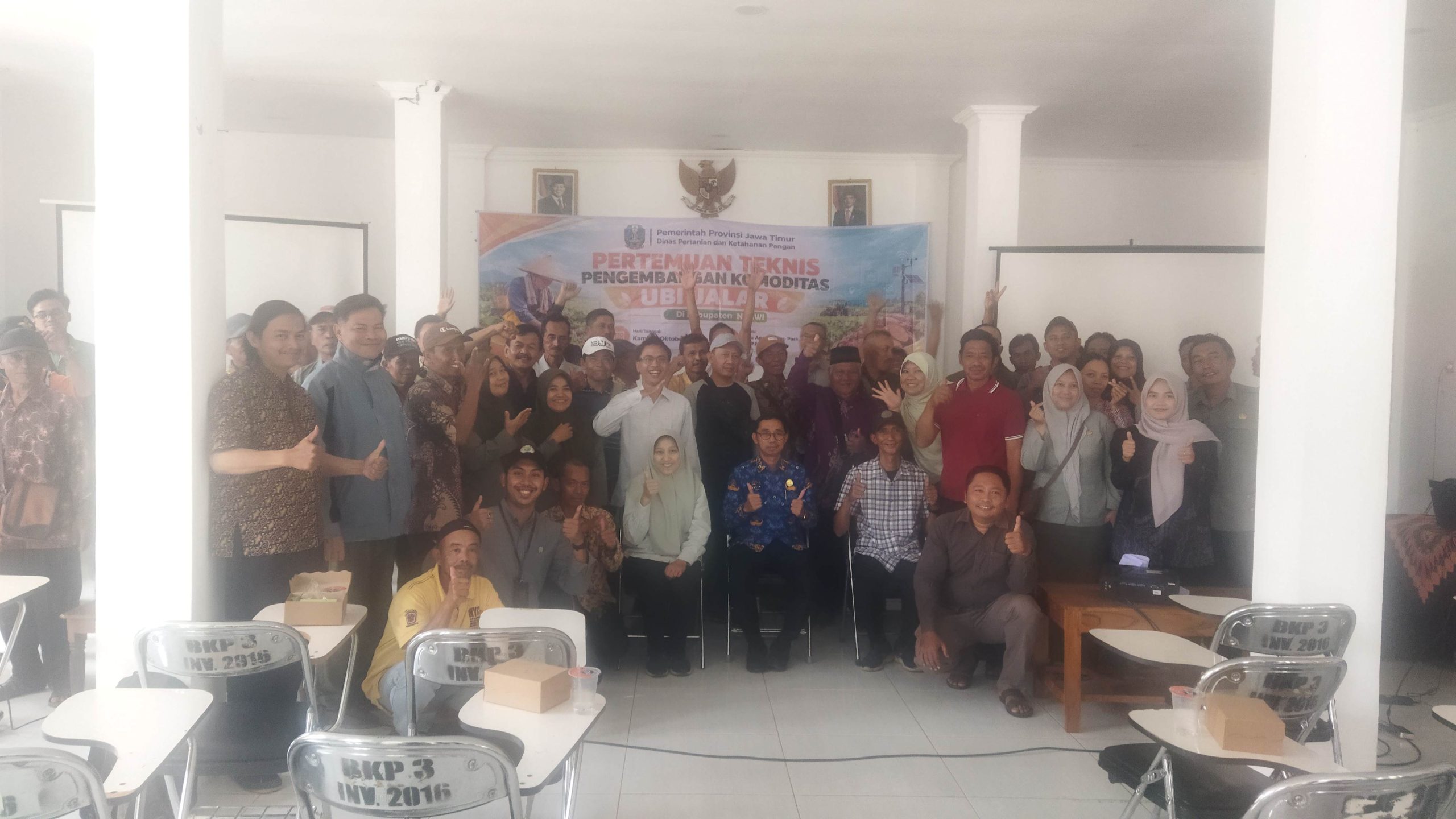 DINAS PERTANIAN NGAWI GELAR PERTEMUAN TEKNIS PENGEMBANGAN KOMODITAS UBI JALAR